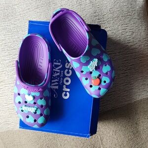 Crocs x Awake NY - Classic Clog - Neon Purple - Us Size Mens 9/ Womens 11